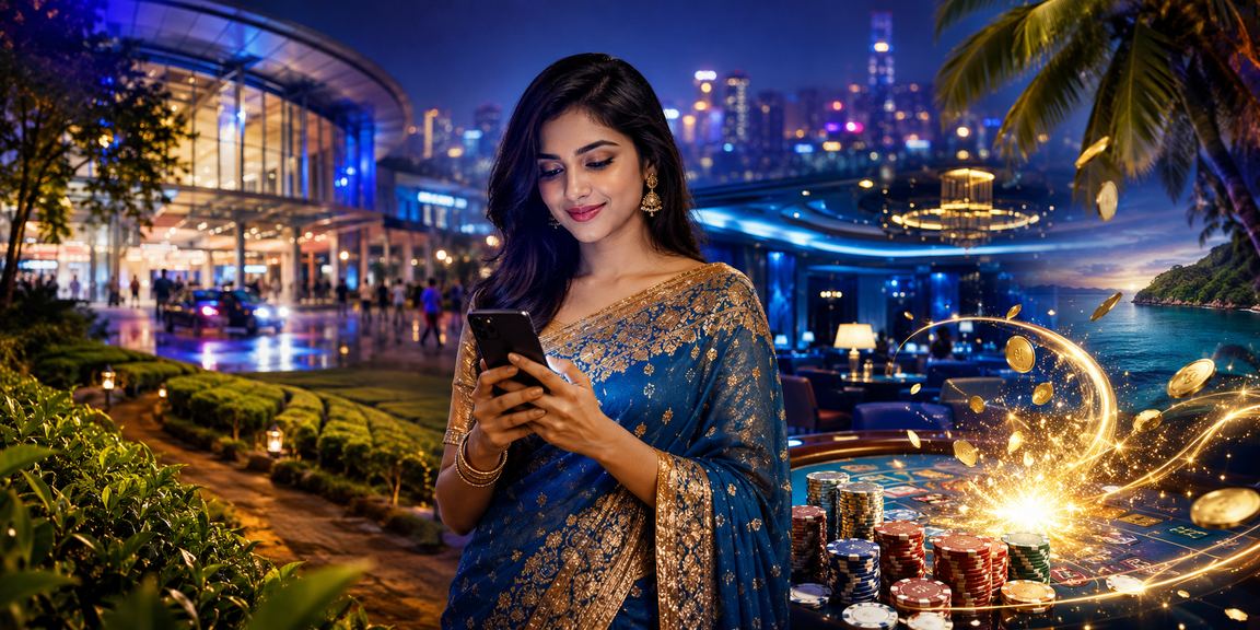 ঢাকায় শাড়ি পরিহিত ব্যক্তির মোবাইলে ডিপোজিট প্রক্রিয়ার দৃশ্য