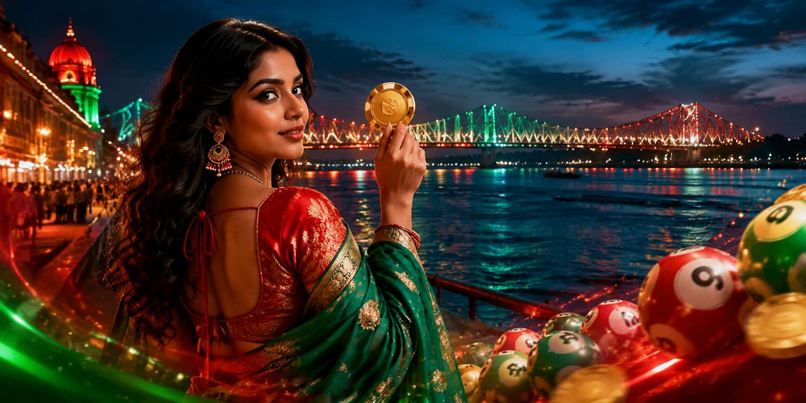 ময়মনসিংহে লটারি গেমের লাল-সবুজ থিম দৃশ্য
